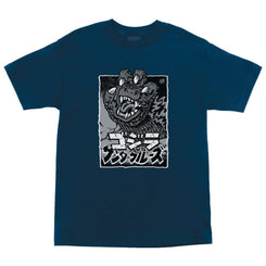 Santa Cruz T-Shirt Godzilla Hand Front - Navy