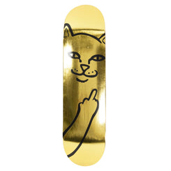 Rip N Dip Lord Nermal (Gold) Skateboard Deck - 8.5"