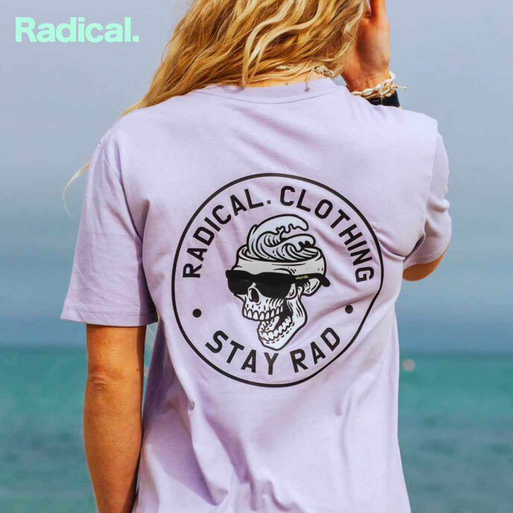 Radical. Stay Rad T-shirt, Unisex - Lavender Grey