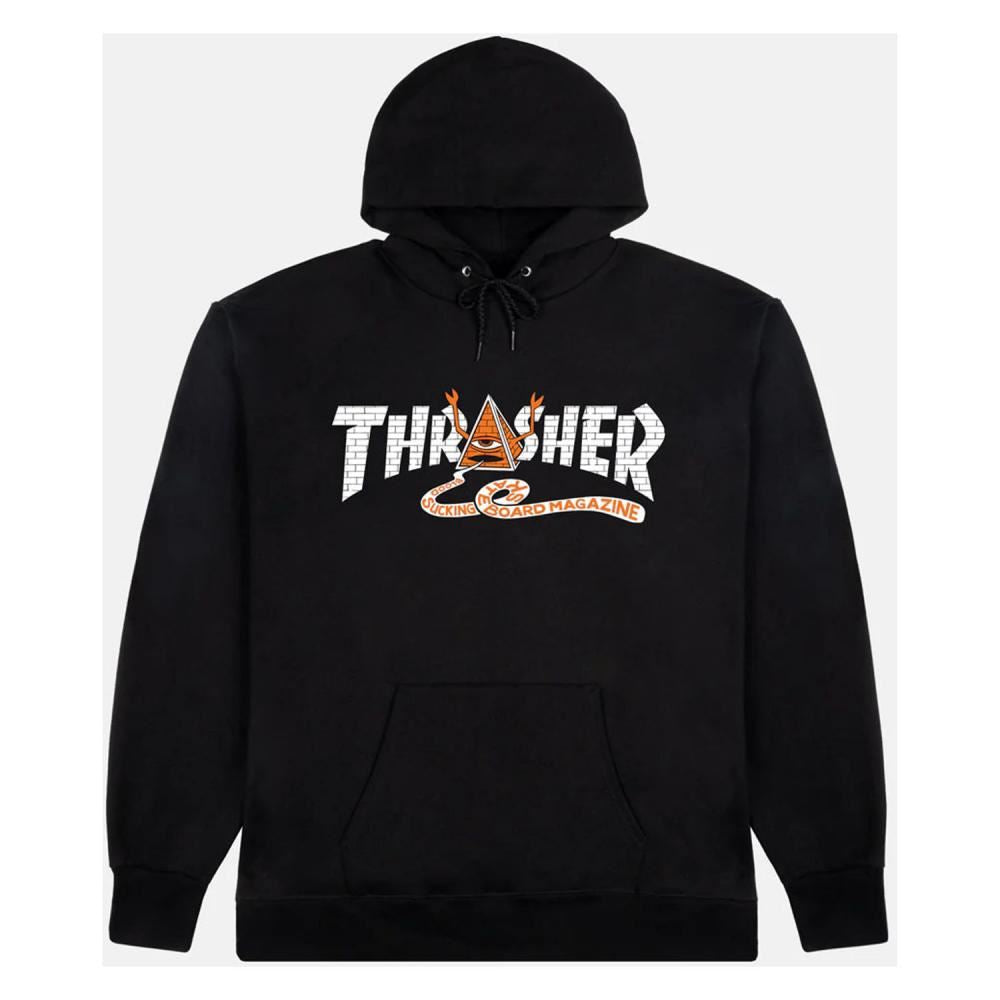 Thrasher x Toy Machine Hoody Pyramid - Black