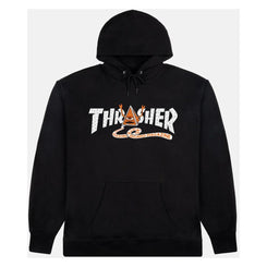 Thrasher x Toy Machine Hoody Pyramid - Black