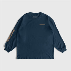 Dewerstone Monument Organic Cotton Long Sleeve - Navy / Tan