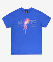 Thrasher T-Shirt Atlantic Drift - Royal - Skatewarehouse.co.uk