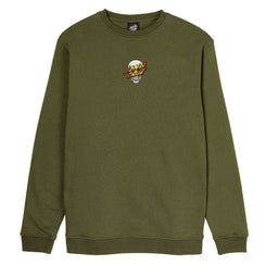 Santa Cruz Crew Dressen Skull Dot Front - Sea Kelp - Skatewarehouse.co.uk