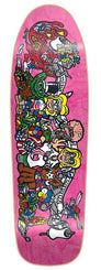 Heritage Nd Howell Hippies Ht Deck Pink Skateboard Deck - 9.375"