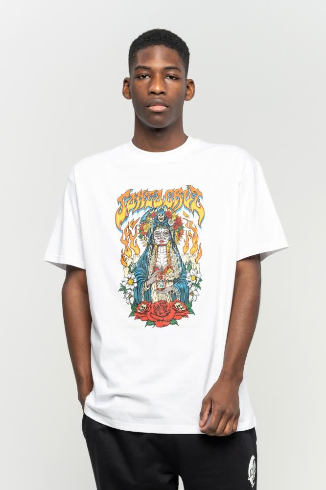 Santa Cruz T-Shirt Santa Muerte T-Shirt - White