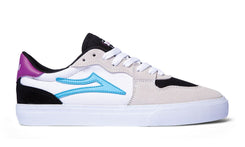 Lakai York Skate Shoes - White / Black