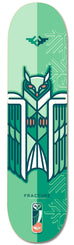 Fracture x Jono Wood Green Skateboard Deck - 8.25" - Skatewarehouse.co.uk
