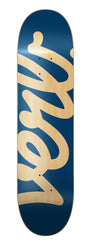 Verb Xl Script Logo Skateboard Deck Navy 8"