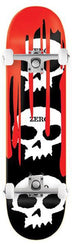 Zero Skateboard Skull Blood Black White Red x Venom Custom Complete Skateboard - 7.75"
