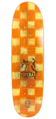 Opera Laser EX7 Deck Yellow/Orange Skateboard Deck - 8.98"
