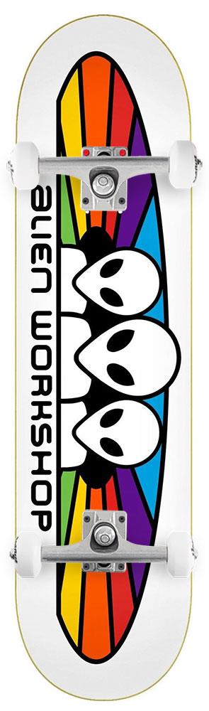 Alien Workshop Spectrum White x Venom Custom Complete Skateboard - 7.75"