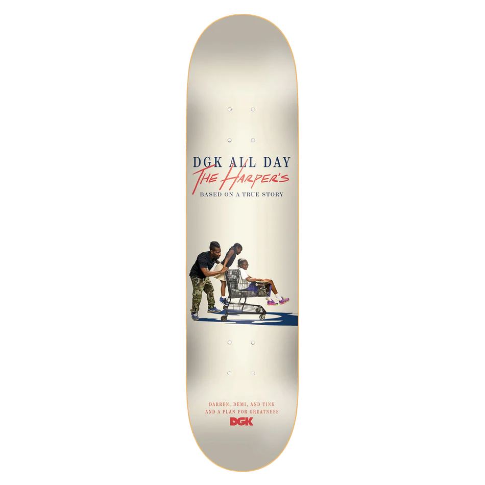 DGK Greatness The Harpers Skateboard Deck - 8.0"