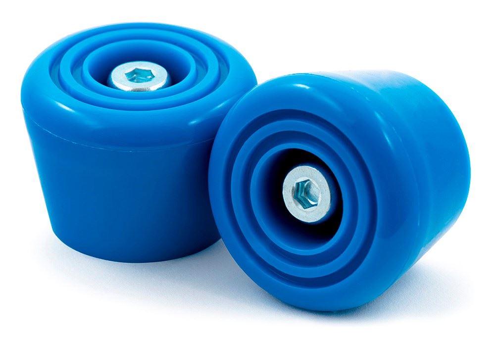 Rio Roller Quad Skate Stoppers - Blue