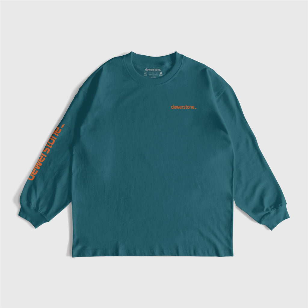Dewerstone Monument Organic Cotton Long Sleeve - Teal