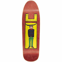 New Deal Templeton Bullman SP Skateboard Deck Red 9.35"