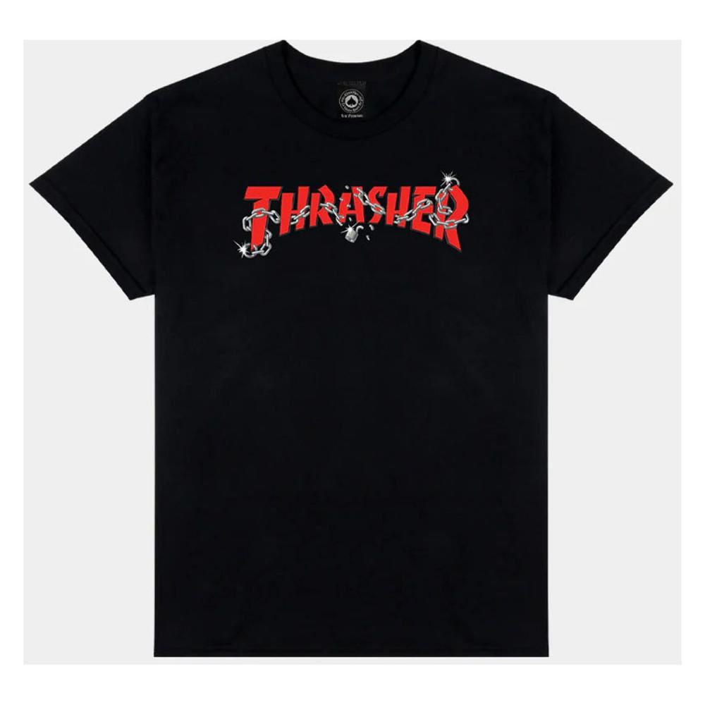 Thrasher T-Shirt Shepard - Black