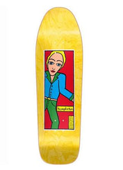Heritage Nd Templeton Man VPly Ht Deck Yellow Skateboard Deck - 9.625"