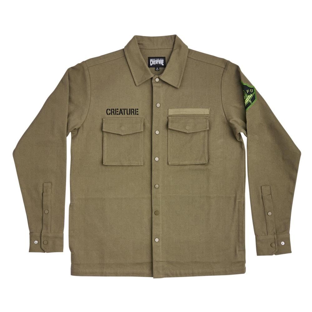 Creature Jacket Recruiter - Army - Skatewarehouse.co.uk