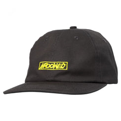 Krooked Strapback Moonsmile Script Charcoal / Yellow - O/S