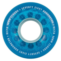 Ricta Skateboard Wheels Clouds 78a - Translucent Blue