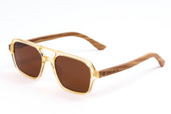 Luma Bantham Recycled Sunglasses - Amber