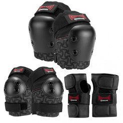 187 x Independent Killer Pads Jr. Six Pack Set - Black - Skatewarehouse.co.uk