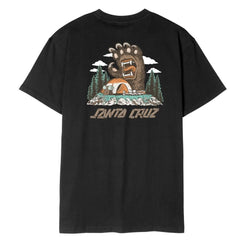 Santa Cruz T-Shirt Screaming Grizzly T-Shirt - Black