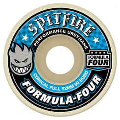 Spitfire Formula Four Skateboard Wheels Conical Full 99 DU - Natural