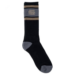 Antihero Socks Blackhero Outline Emb Green / Black / Gold - O/S