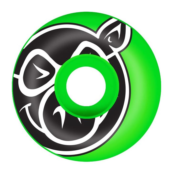 Pig Skateboard Wheels 'Pig Classic' Green / 99A