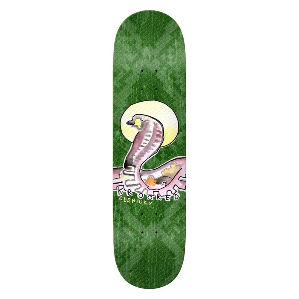 Krooked Cernicky Snakeboard Skateboard Deck - 8.62"