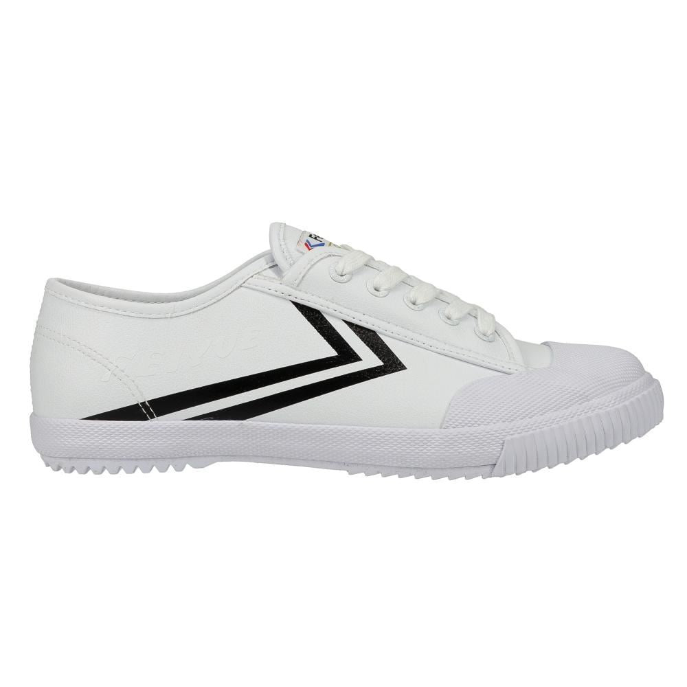 Feiyue Footwear Fe Lo 1920 Synthetic Leather White/Black - UK 8 - OUTLET - Skatewarehouse.co.uk