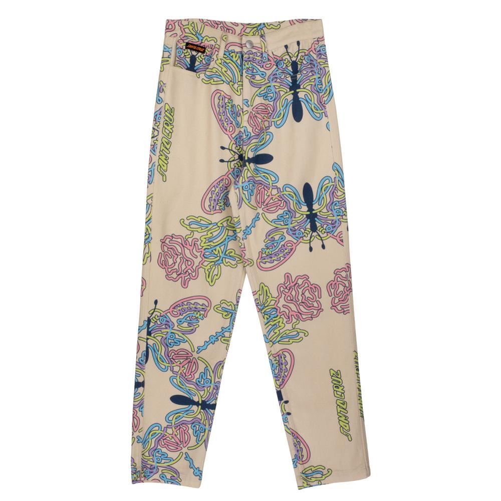 Santa Cruz Womens Pant Classic Dad Jeans - Tubular Garden