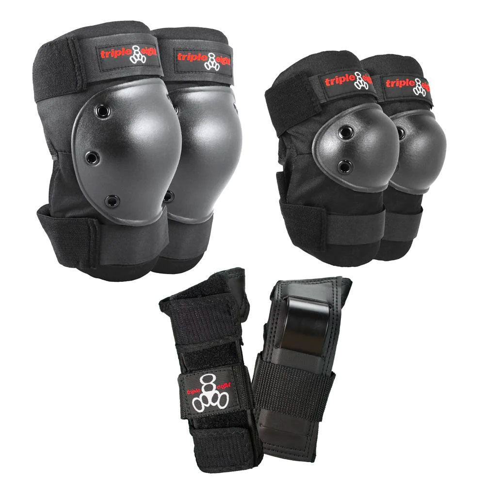 Triple Eight Saver Series Tripple Pad Set - Black