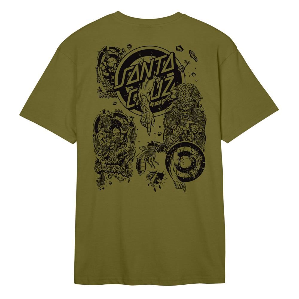 Santa Cruz T-Shirt Roskopp Evo 2 - Sea Kelp