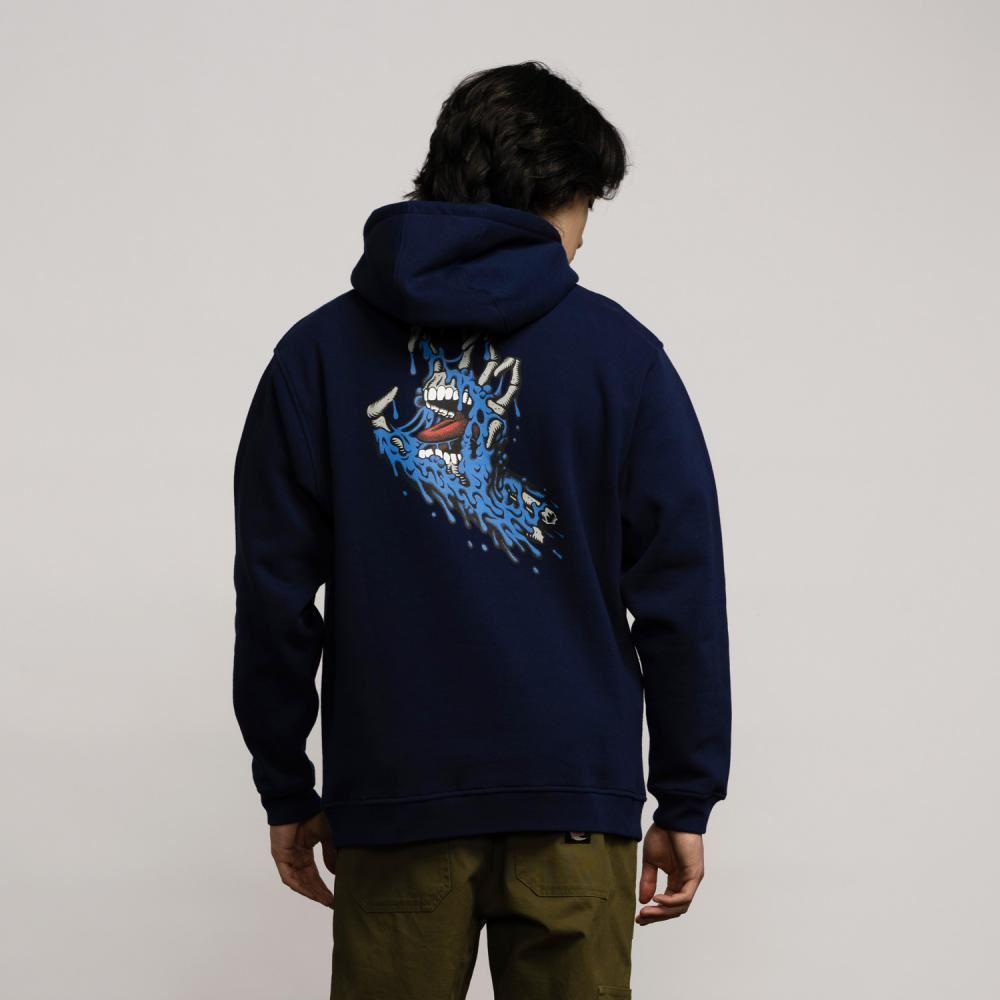 Santa Cruz Hood Melting Hand - Midnight Blue | Skatewarehouse.co.uk