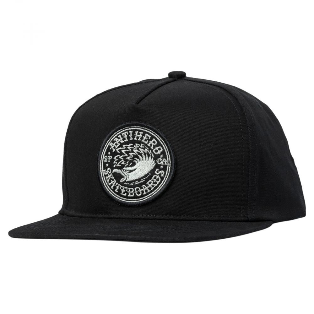 Anti Hero Snapback Eagle Round Black / Charcoal - O/S