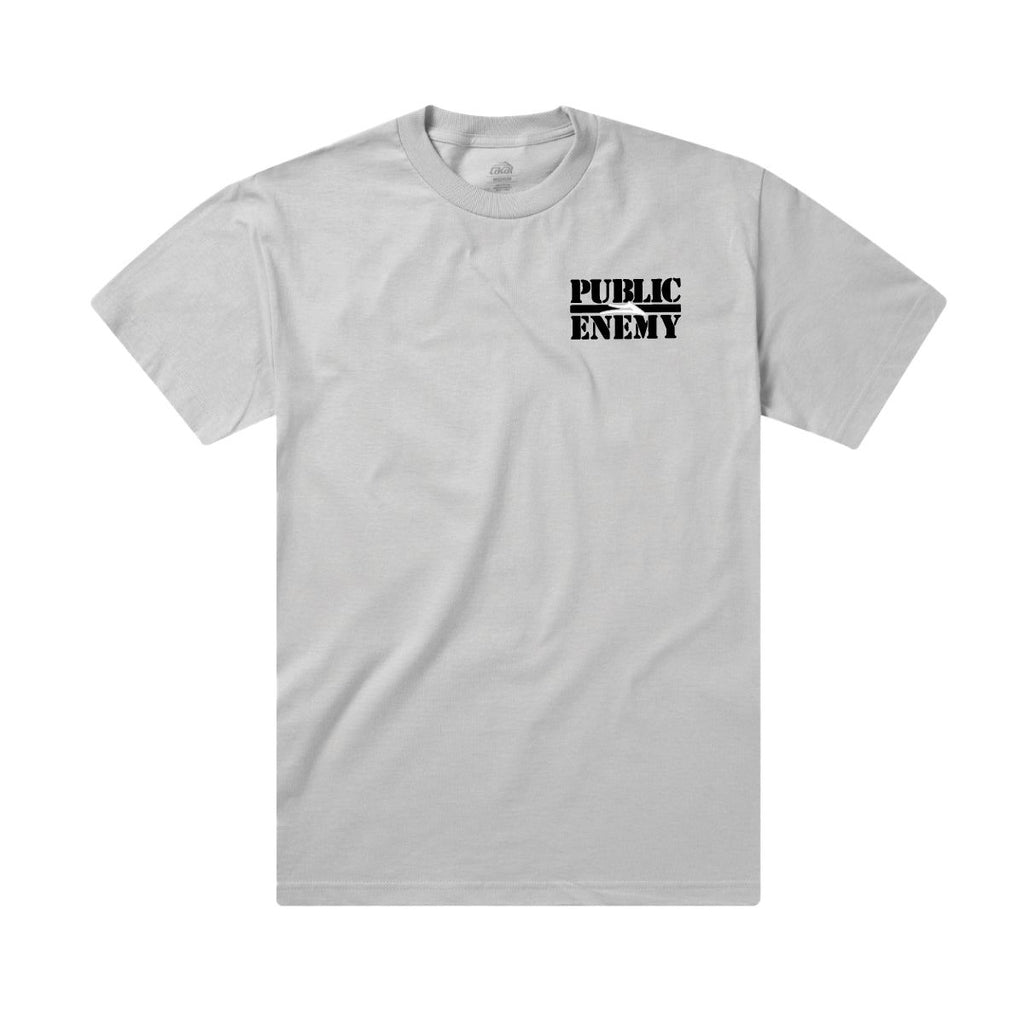 Lakai x Public Enemy Sniper Logo Tee Smoke Grey