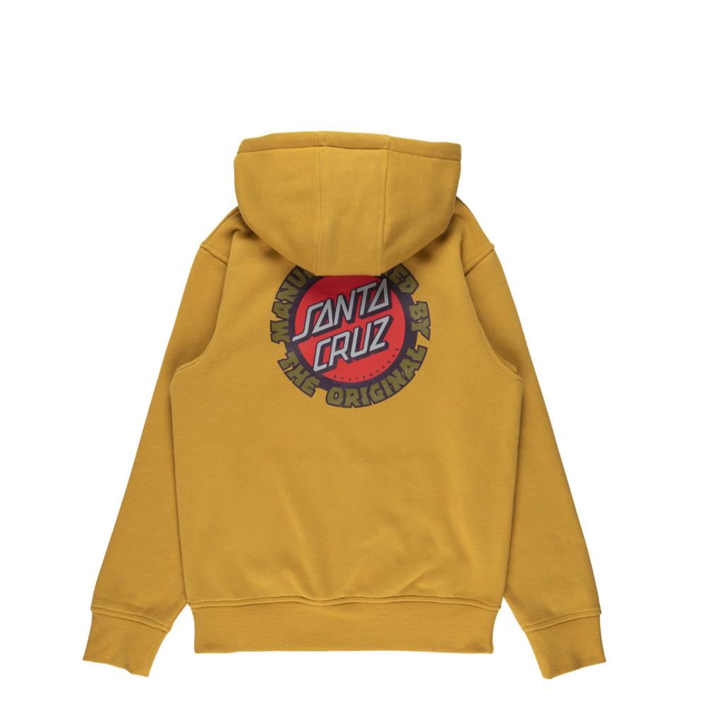 Santa Cruz Youth Hood Youth Speed MFG Dot - Old Gold - Skatewarehouse.co.uk