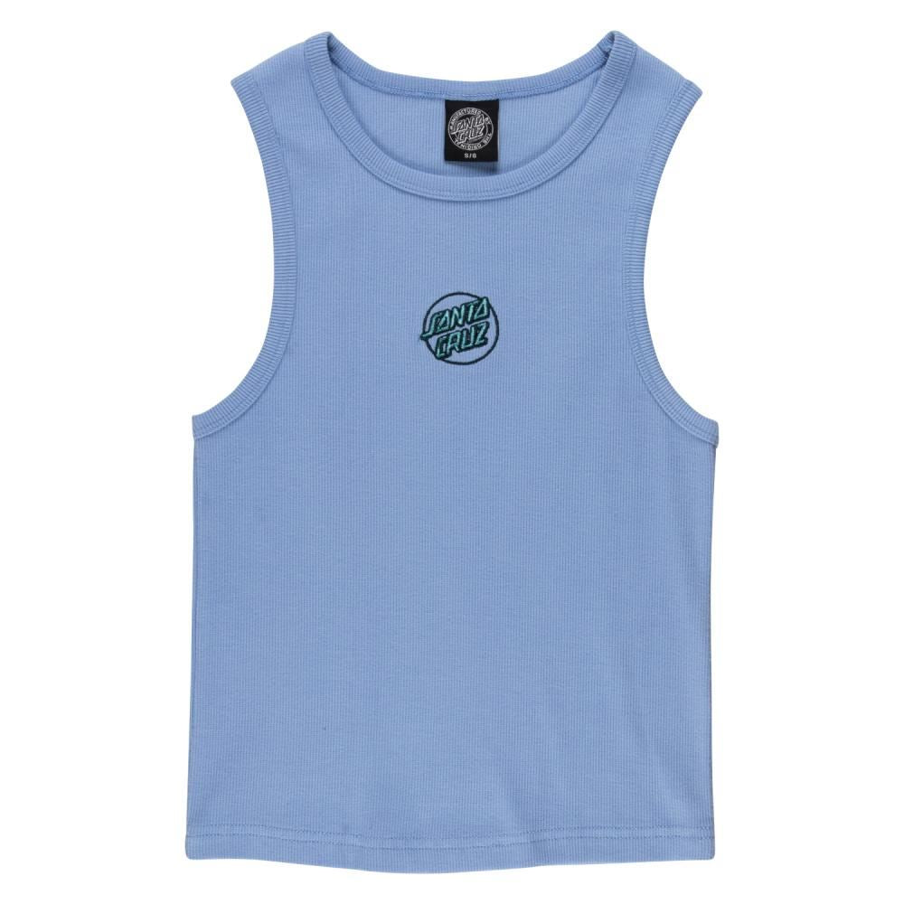 Santa Cruz Womens Vest Partial Dot Emb Tank - Hyacinth