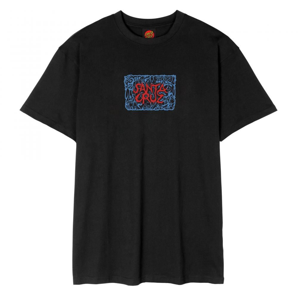 Santa Cruz T-Shirt Knox Faces Front - Black