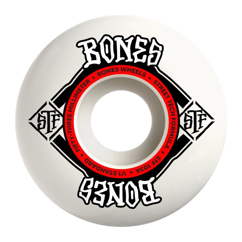 BONES Skateboard Wheels STF V4 Wide 103A