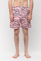 Santa Cruz Shorts Barbed Wire Swim Short - Pink