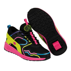 Heelys Force Smooth - Blk / Pink / Yellow