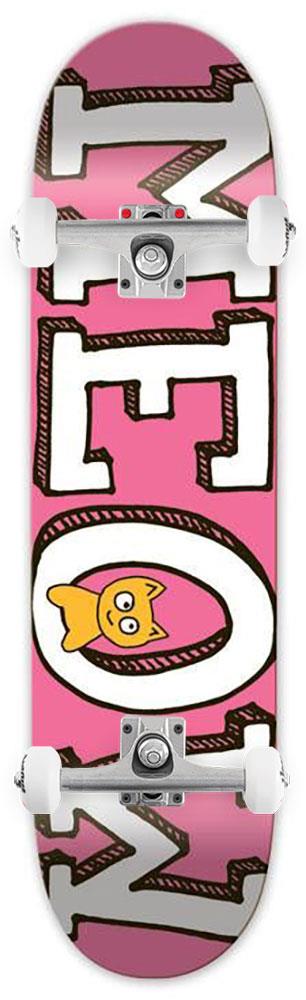 Meow DSM Logo Pink x Venom Custom Complete Skateboard - 7.75"