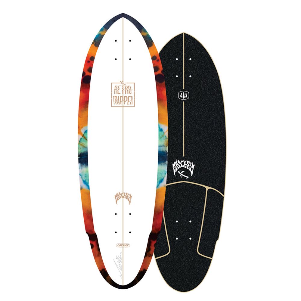 Carver ...Lost Retro Tripper - Surfskate Cruiser Skateboard Deck - 10.5" x 32.0"