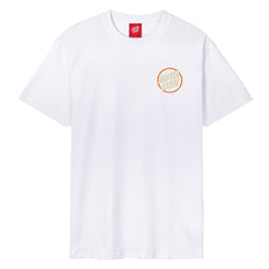 Santa Cruz T-Shirt Breaker Check Opus Dot - White - Skatewarehouse.co.uk