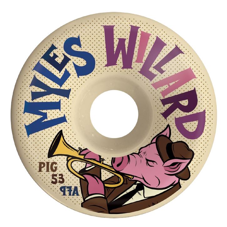 Pig Skateboard Wheels Willard Jazz / 97A / Conical Shape
