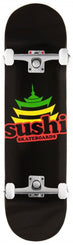 Sushi Pagoda Logo Black Custom Complete Skateboard - 8.125" - Skatewarehouse.co.uk